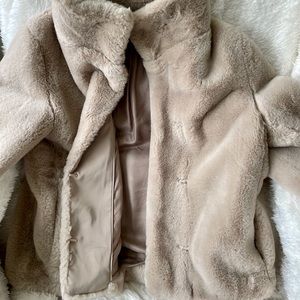 Mango - Faux Fur Jacket